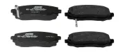Bremsbelagsatz, Scheibenbremse Vorderachse JURID 572609J