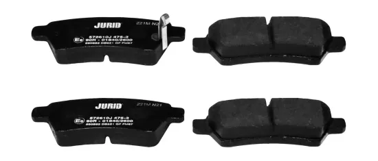 Bremsbelagsatz, Scheibenbremse Hinterachse JURID 572610J Bild Bremsbelagsatz, Scheibenbremse Hinterachse JURID 572610J