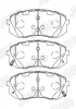 Bremsbelagsatz, Scheibenbremse JURID 572612J Bild Bremsbelagsatz, Scheibenbremse JURID 572612J