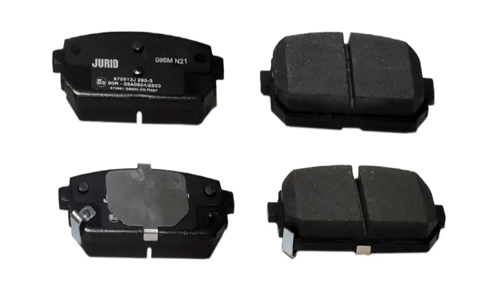 Bremsbelagsatz, Scheibenbremse Hinterachse JURID 572613J