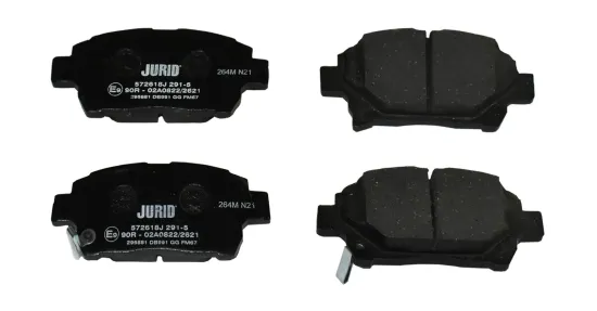Bremsbelagsatz, Scheibenbremse Vorderachse JURID 572618J Bild Bremsbelagsatz, Scheibenbremse Vorderachse JURID 572618J