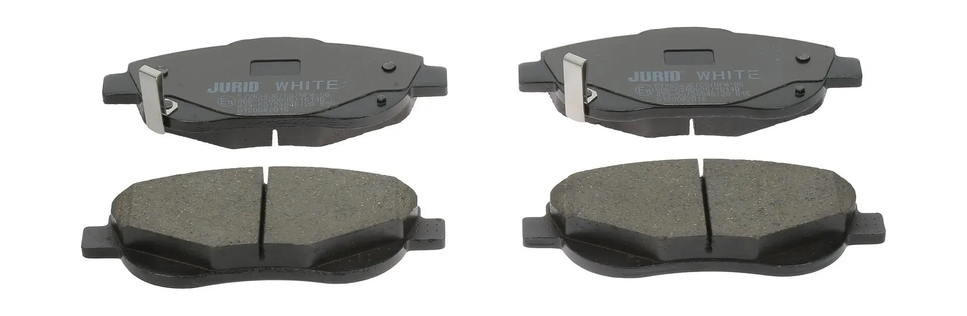 Bremsbelagsatz, Scheibenbremse Vorderachse JURID 572634JC
