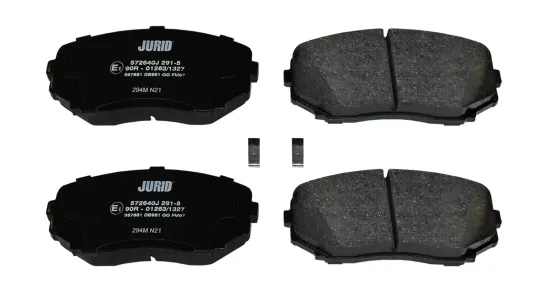 Bremsbelagsatz, Scheibenbremse Vorderachse JURID 572640J Bild Bremsbelagsatz, Scheibenbremse Vorderachse JURID 572640J