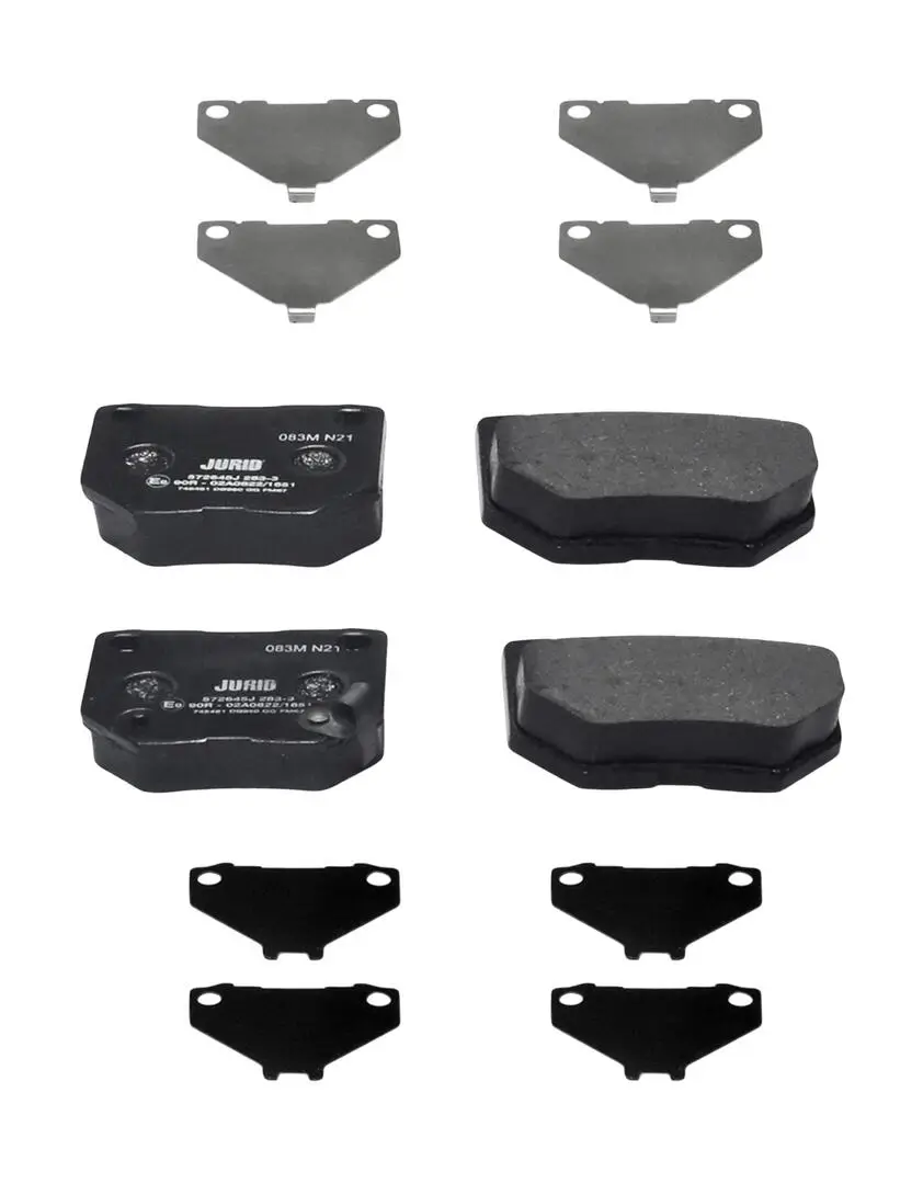 Bremsbelagsatz, Scheibenbremse Hinterachse JURID 572645J