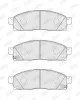 Bremsbelagsatz, Scheibenbremse Vorderachse JURID 572646J Bild Bremsbelagsatz, Scheibenbremse Vorderachse JURID 572646J