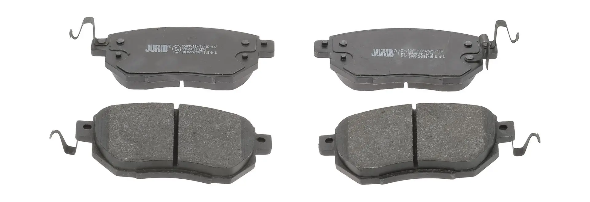 Bremsbelagsatz, Scheibenbremse Vorderachse JURID 572649J