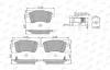 Bremsbelagsatz, Scheibenbremse Vorderachse JURID 572657J
