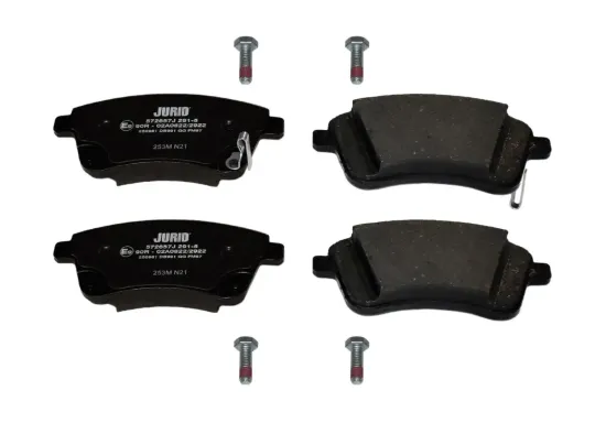Bremsbelagsatz, Scheibenbremse Vorderachse JURID 572657J Bild Bremsbelagsatz, Scheibenbremse Vorderachse JURID 572657J