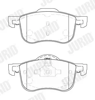 Bremsbelagsatz, Scheibenbremse JURID 573003J Bild Bremsbelagsatz, Scheibenbremse JURID 573003J