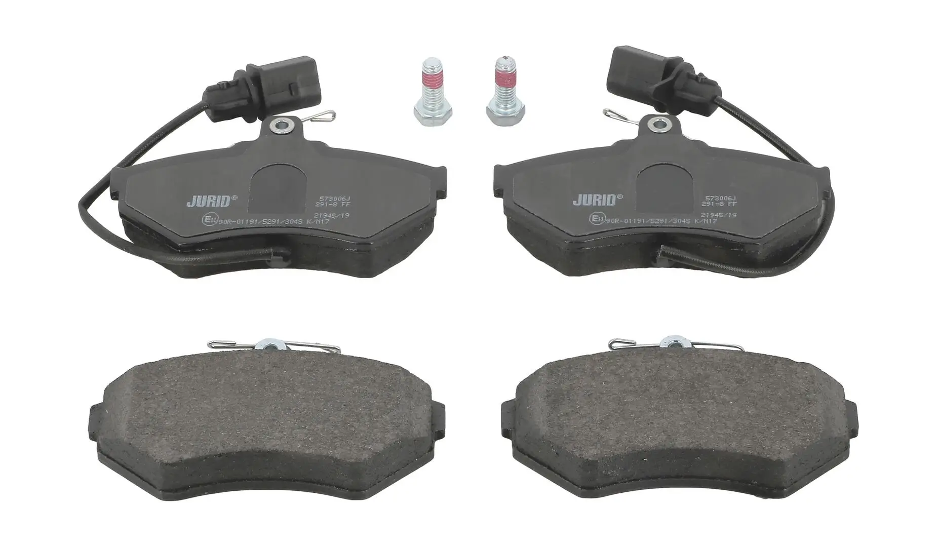 Bremsbelagsatz, Scheibenbremse Vorderachse JURID 573006J