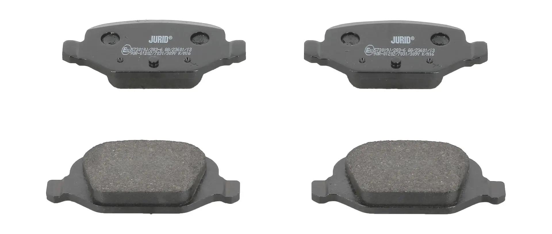 Bremsbelagsatz, Scheibenbremse Hinterachse JURID 573019J