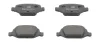 Bremsbelagsatz, Scheibenbremse Hinterachse JURID 573019J