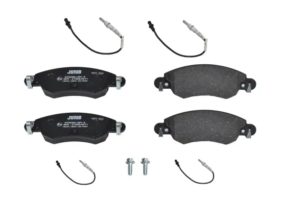 Bremsbelagsatz, Scheibenbremse Vorderachse JURID 573026J Bild Bremsbelagsatz, Scheibenbremse Vorderachse JURID 573026J