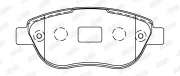 Bremsbelagsatz, Scheibenbremse JURID 573031J