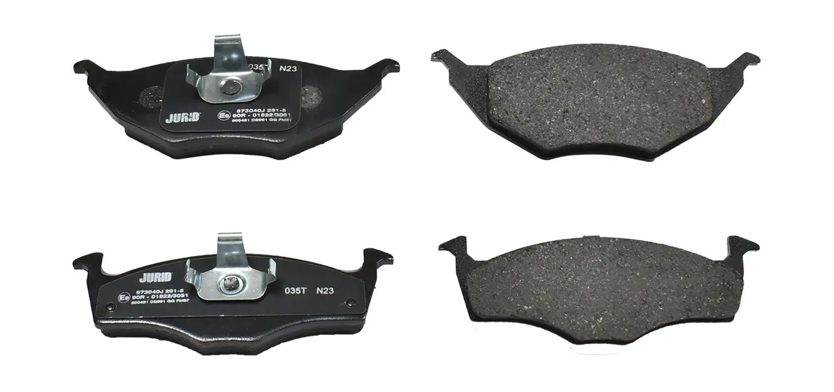 Bremsbelagsatz, Scheibenbremse Vorderachse JURID 573040J