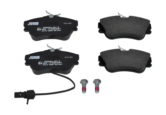 Bremsbelagsatz, Scheibenbremse Vorderachse JURID 573050J Bild Bremsbelagsatz, Scheibenbremse Vorderachse JURID 573050J