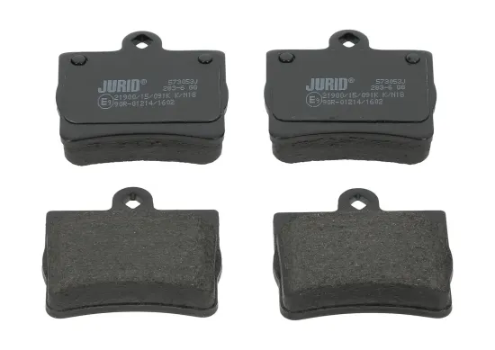 Bremsbelagsatz, Scheibenbremse Hinterachse JURID 573053J Bild Bremsbelagsatz, Scheibenbremse Hinterachse JURID 573053J