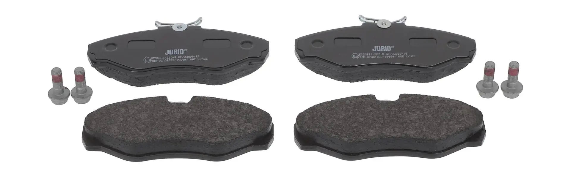 Bremsbelagsatz, Scheibenbremse Vorderachse JURID 573058J