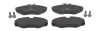 Bremsbelagsatz, Scheibenbremse Vorderachse JURID 573058J