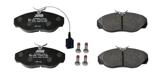 Bremsbelagsatz, Scheibenbremse Vorderachse JURID 573060J Bild Bremsbelagsatz, Scheibenbremse Vorderachse JURID 573060J