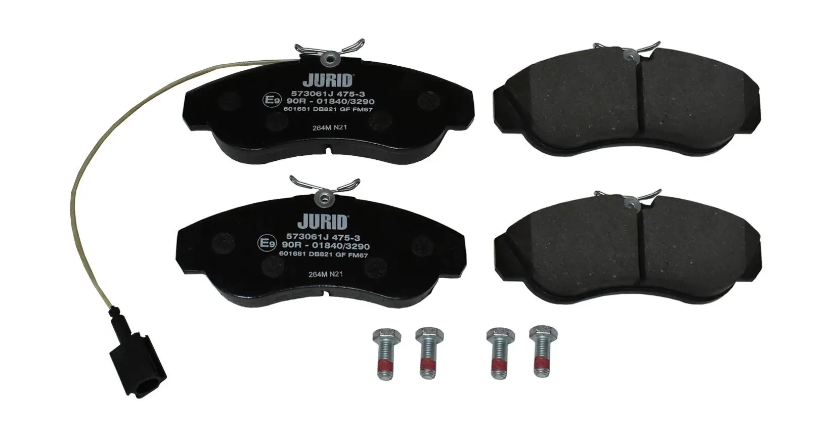 Bremsbelagsatz, Scheibenbremse JURID 573061J