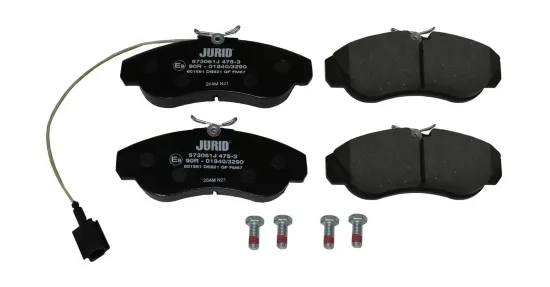 Bremsbelagsatz, Scheibenbremse JURID 573061J Bild Bremsbelagsatz, Scheibenbremse JURID 573061J
