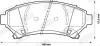 Bremsbelagsatz, Scheibenbremse Vorderachse JURID 573063J Bild Bremsbelagsatz, Scheibenbremse Vorderachse JURID 573063J