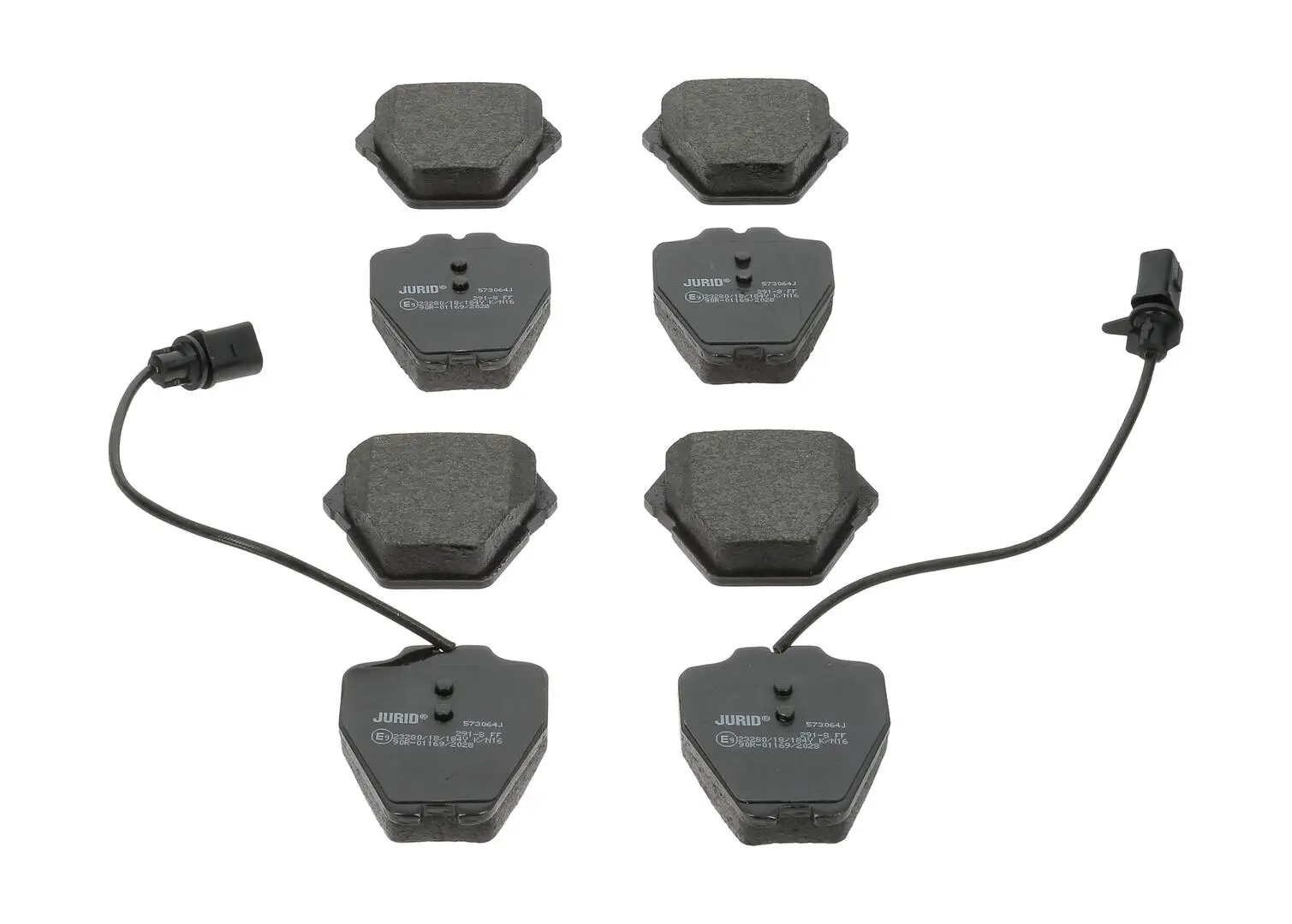 Bremsbelagsatz, Scheibenbremse Vorderachse JURID 573064J