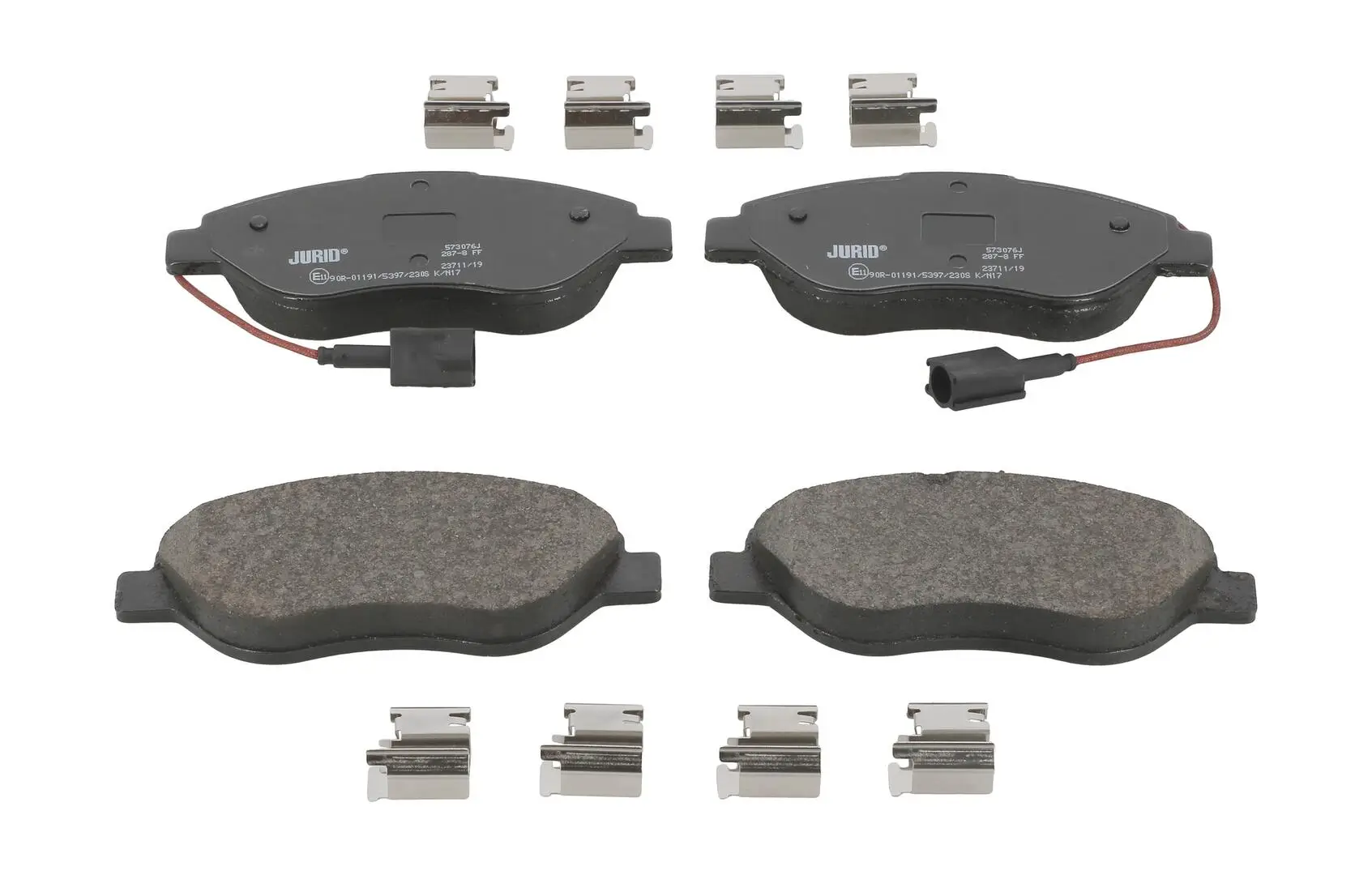 Bremsbelagsatz, Scheibenbremse Vorderachse JURID 573076J