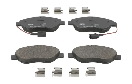 Bremsbelagsatz, Scheibenbremse Vorderachse JURID 573076J Bild Bremsbelagsatz, Scheibenbremse Vorderachse JURID 573076J