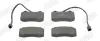 Bremsbelagsatz, Scheibenbremse Vorderachse JURID 573079J Bild Bremsbelagsatz, Scheibenbremse Vorderachse JURID 573079J