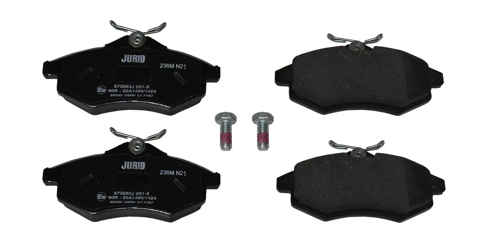 Bremsbelagsatz, Scheibenbremse JURID 573083J
