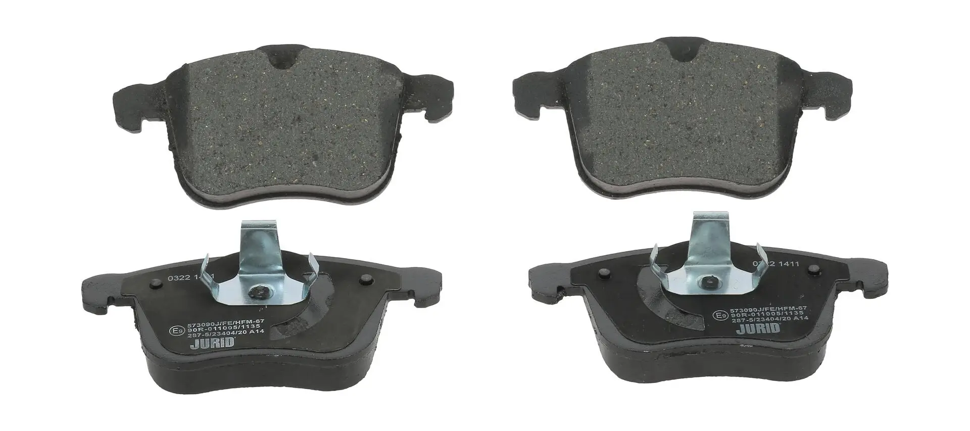 Bremsbelagsatz, Scheibenbremse JURID 573090J