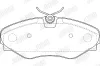 Bremsbelagsatz, Scheibenbremse Vorderachse JURID 573099J Bild Bremsbelagsatz, Scheibenbremse Vorderachse JURID 573099J