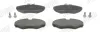 Bremsbelagsatz, Scheibenbremse Vorderachse JURID 573099J Bild Bremsbelagsatz, Scheibenbremse Vorderachse JURID 573099J