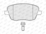 Bremsbelagsatz, Scheibenbremse Vorderachse JURID 573101J