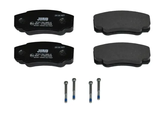 Bremsbelagsatz, Scheibenbremse Hinterachse JURID 573115J Bild Bremsbelagsatz, Scheibenbremse Hinterachse JURID 573115J