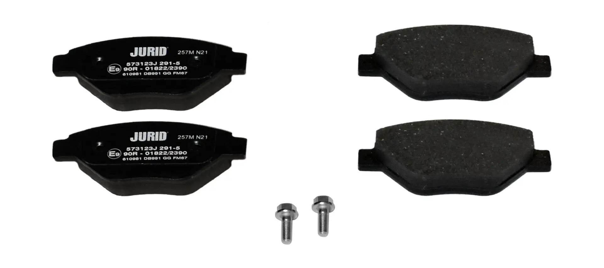 Bremsbelagsatz, Scheibenbremse Vorderachse JURID 573123J