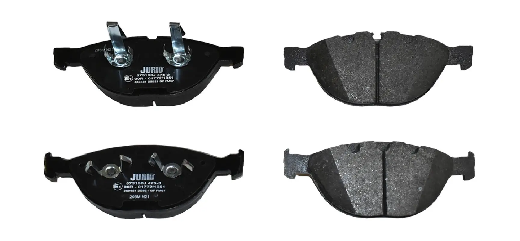 Bremsbelagsatz, Scheibenbremse Vorderachse JURID 573150J