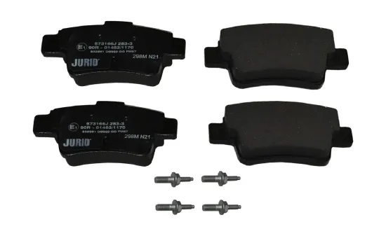 Bremsbelagsatz, Scheibenbremse Hinterachse JURID 573166J Bild Bremsbelagsatz, Scheibenbremse Hinterachse JURID 573166J