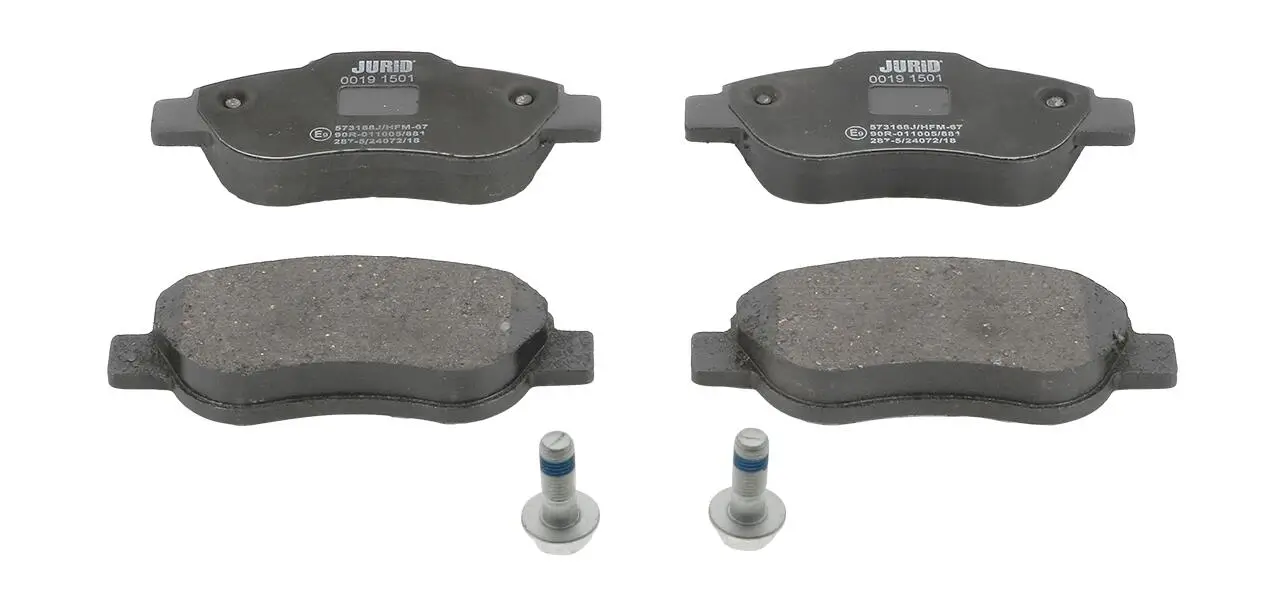 Bremsbelagsatz, Scheibenbremse Vorderachse JURID 573168J