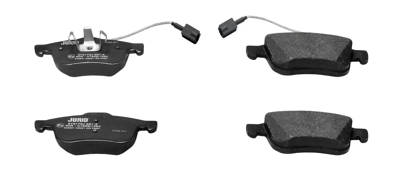 Bremsbelagsatz, Scheibenbremse Vorderachse JURID 573173J
