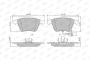 Bremsbelagsatz, Scheibenbremse JURID 573196J