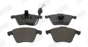 Bremsbelagsatz, Scheibenbremse Vorderachse JURID 573197JC