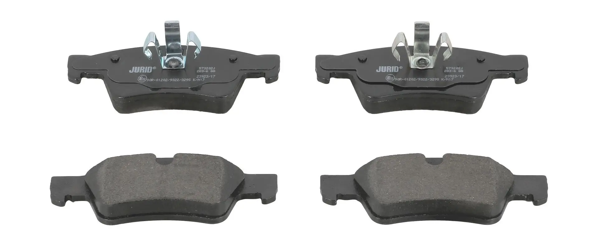 Bremsbelagsatz, Scheibenbremse Hinterachse JURID 573202J