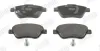 Bremsbelagsatz, Scheibenbremse Vorderachse JURID 573204J
