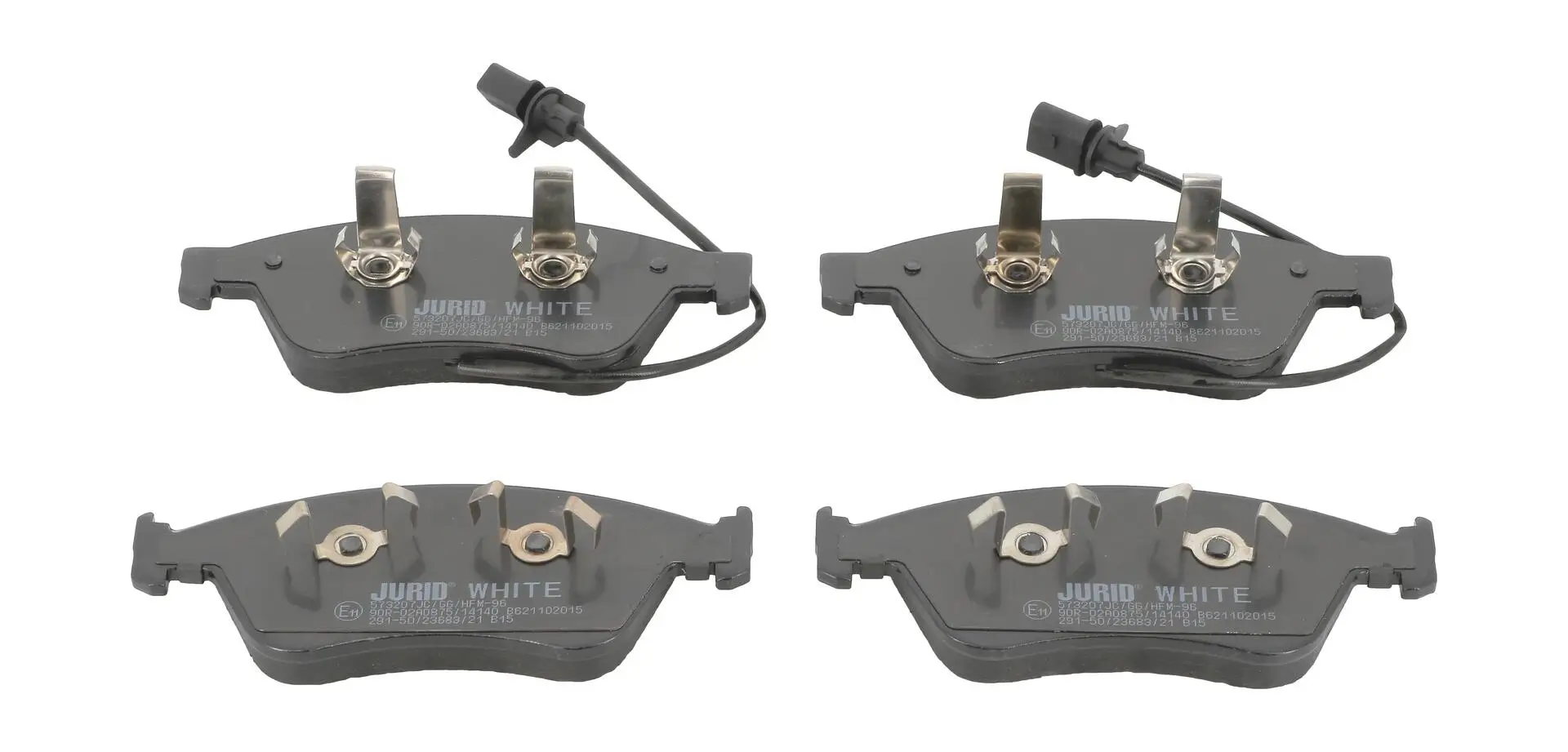 Bremsbelagsatz, Scheibenbremse Vorderachse JURID 573207JC