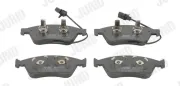 Bremsbelagsatz, Scheibenbremse Vorderachse JURID 573207JC