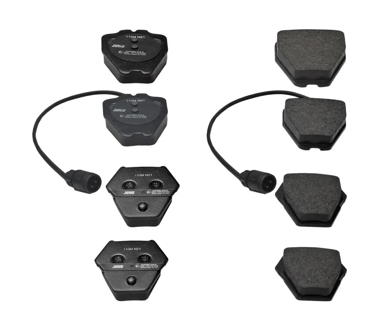 Bremsbelagsatz, Scheibenbremse Vorderachse JURID 573208J