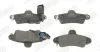 Bremsbelagsatz, Scheibenbremse Hinterachse JURID 573214J Bild Bremsbelagsatz, Scheibenbremse Hinterachse JURID 573214J